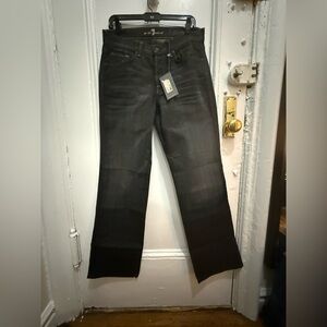 7 For All Mankind Men’s Blue Black Relaxed Leg Jeans